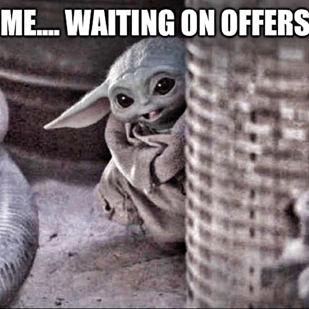 Will consider ALL offers.